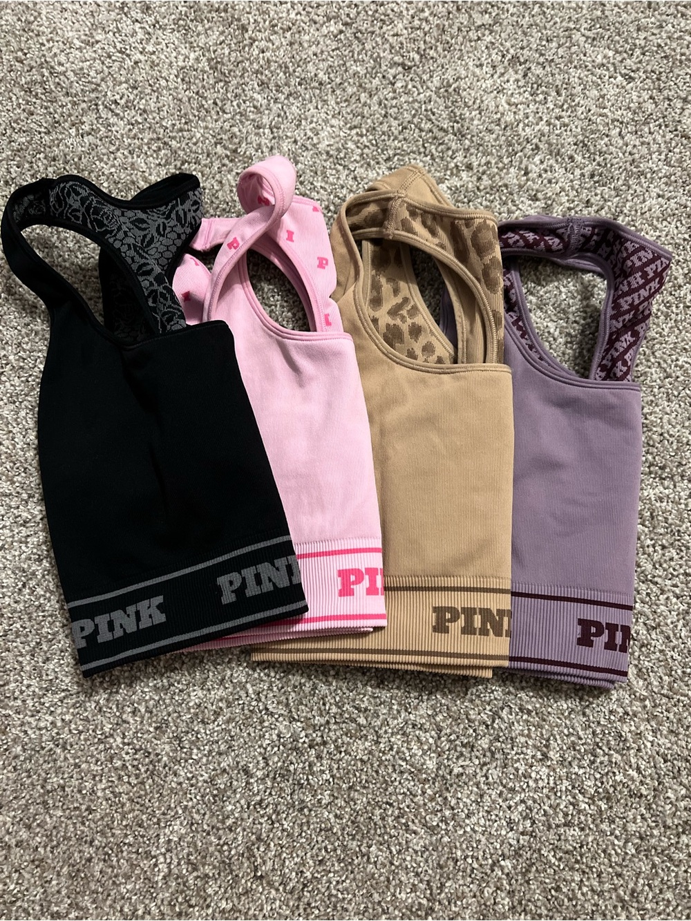 Victoria’s Secret Pink sports bras